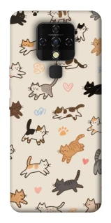 Чехол на TECNO Camon 16 SE Cat style ver.2 фото 1 из 1