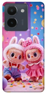 Чехол на Vivo Y36 Labubu twins ver.3 фото 1 из 1