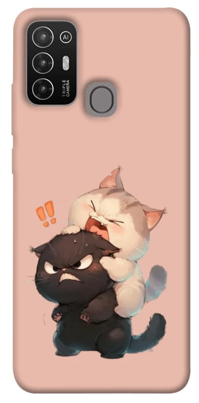 Чехол на ZTE Blade A52 Сat and cat фото 1 из 1