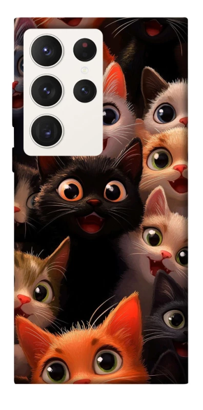 Чохол на Samsung Galaxy S23 Ultra happy cats фото 1 з 1