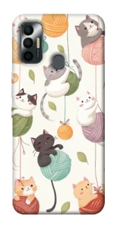 Чохол на TECNO Spark 7 Funny Kittens фото 1 з 1