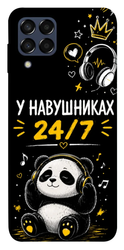 Чехол на Samsung Galaxy M33 5G У навушниках 24/7 фото 1 из 1