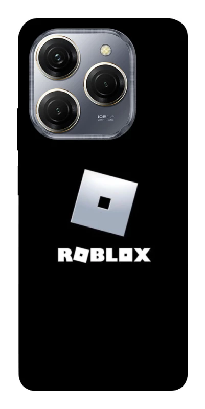 Чехол на TECNO Spark 20 Pro Roblox logo black фото 1 из 1