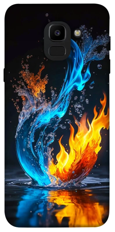 Чехол на Samsung J600F Galaxy J6 (2018) Water And Fire фото 1 из 1