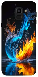 Чехол на Samsung J600F Galaxy J6 (2018) Water And Fire фото 1 из 1
