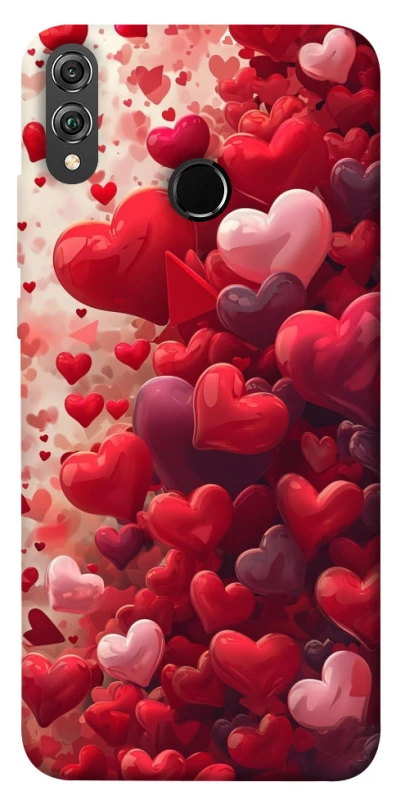 Чохол на Huawei Honor 8X Many hearts фото 1 з 1