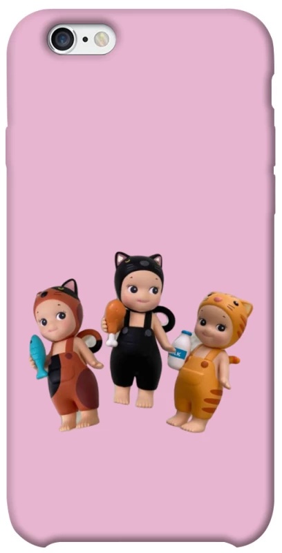 Чохол на Apple iPhone 6/6s (4.7") Cat Cafe Trio фото 1 з 1