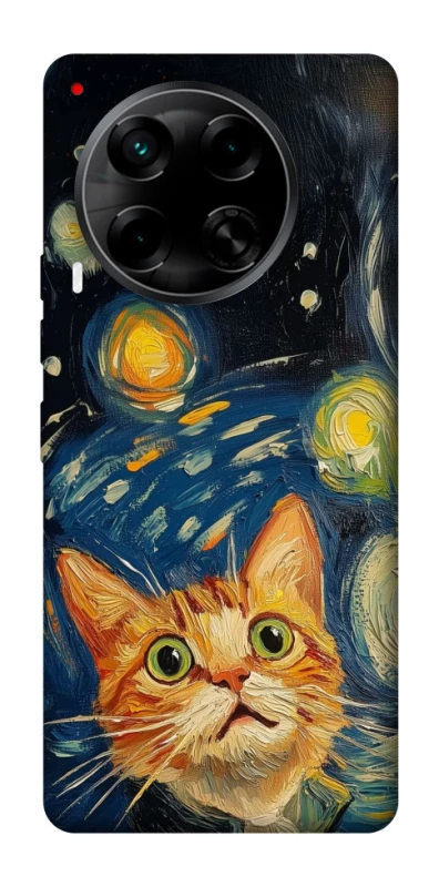 Чохол на TECNO Camon 30 (CL6) paint cat фото 1 з 1
