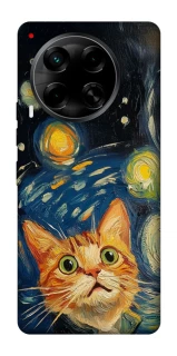 Чохол на TECNO Camon 30 (CL6) paint cat фото 1 з 1