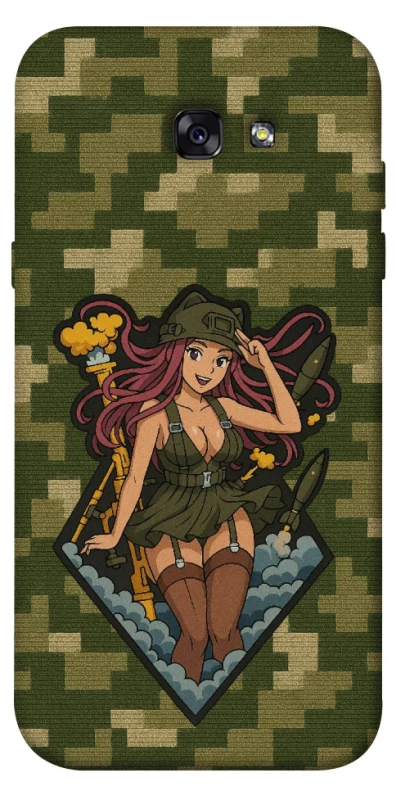 Чохол на Samsung A720 Galaxy A7 (2017) Military Waifu фото 1 з 1