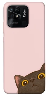 Чохол на Xiaomi Redmi 10C Peeping cat фото 1 з 1