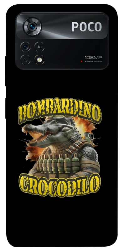 Чехол на Xiaomi Poco X4 Pro 5G Bombardino Crocodilo фото 1 из 1