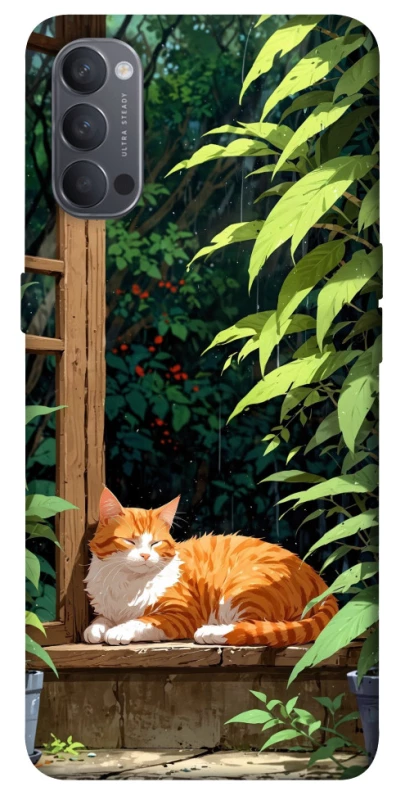 Чохол на Oppo Reno 4 red cat фото 1 з 1