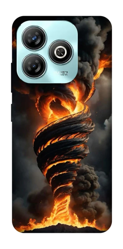 Чехол на ZTE Blade A75 4G Огненный торнадо фото 1 из 1