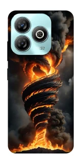 Чехол на ZTE Blade A75 4G Огненный торнадо фото 1 из 1