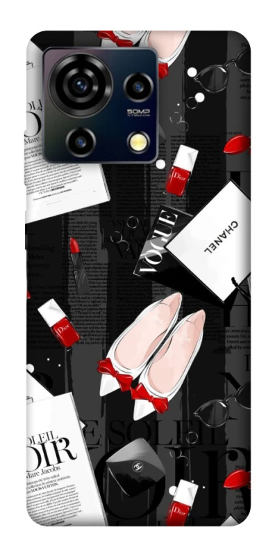 Чехол на ZTE Blade V50 Vita Fashion collage ver.4 фото 1 из 1