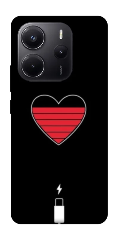 Чехол на Xiaomi Redmi Note 14 4G (Europe version) Charge your heart фото 1 из 1