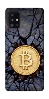 Чохол на Samsung Galaxy A51 5G Bitcoin cracks фото 1 з 1