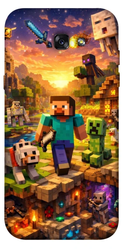 Чохол на Samsung A720 Galaxy A7 (2017) Minecraft v6 фото 1 з 1