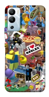 Чехол на Infinix Hot 12i Roblox collage ver.5 фото 1 из 1