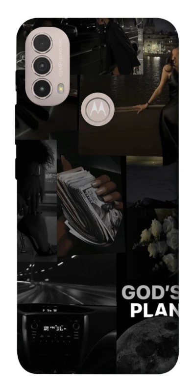 Чохол на Motorola Moto E40 God's plan фото 1 з 1