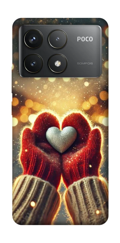Чохол на Xiaomi Poco F6 Pro Heart in hand фото 1 з 1