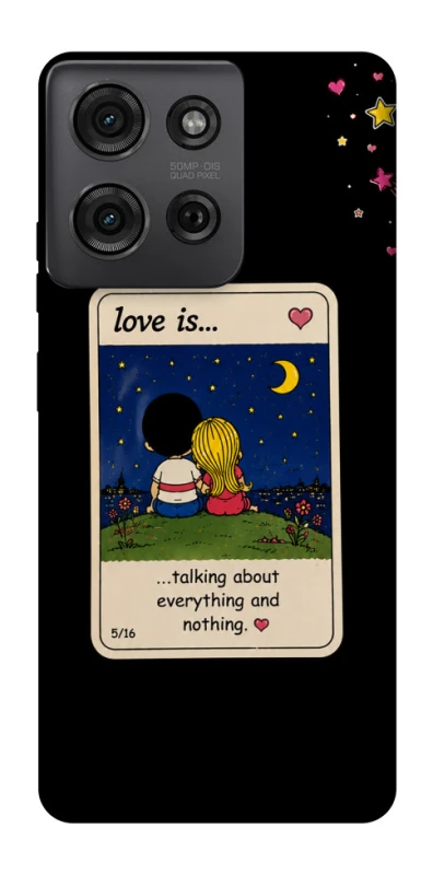 Чохол на Motorola Moto G75 Love is ver.6 фото 1 з 1