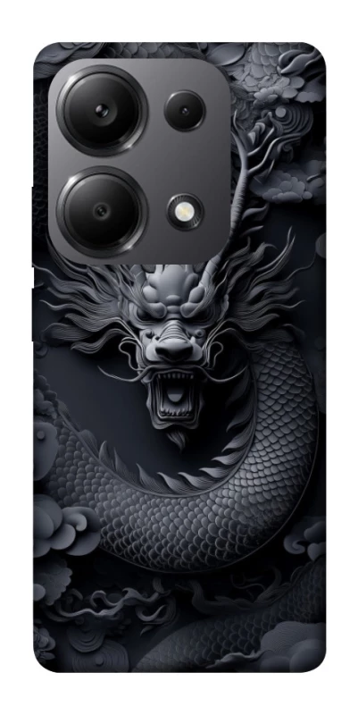 Чехол на Xiaomi Redmi Note 13 Pro 4G black dragon фото 1 из 1