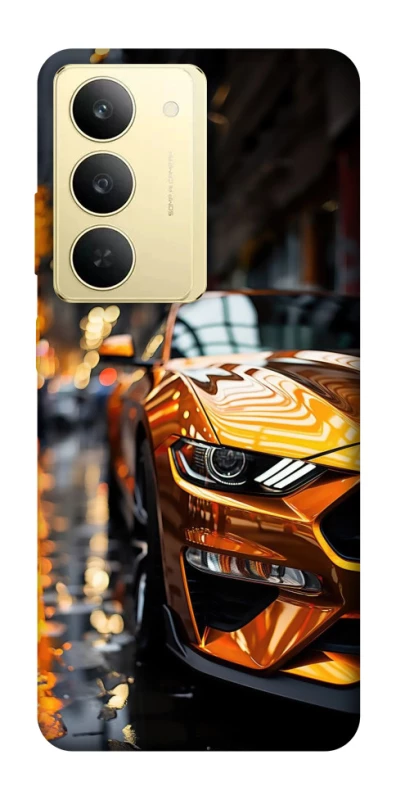 Чохол на Realme 14x Golden sports car фото 1 з 1