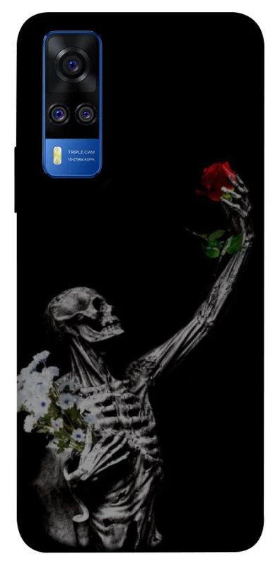 Чехол на Vivo Y51a Skeleton vs Rose фото 1 из 1