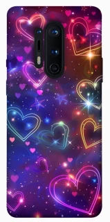 Чохол на OnePlus 8 Pro Drawn hearts фото 1 з 1