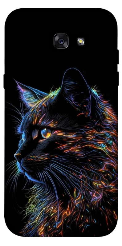 Чехол на Samsung A720 Galaxy A7 (2017) Черный кот фото 1 из 1