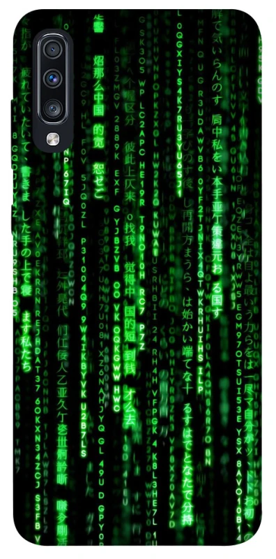 Чехол на Samsung Galaxy A70 (A705F) Matrix Code фото 1 Чехол на Samsung Galaxy A70 (A705F) Matrix Code фото 1 из 1
