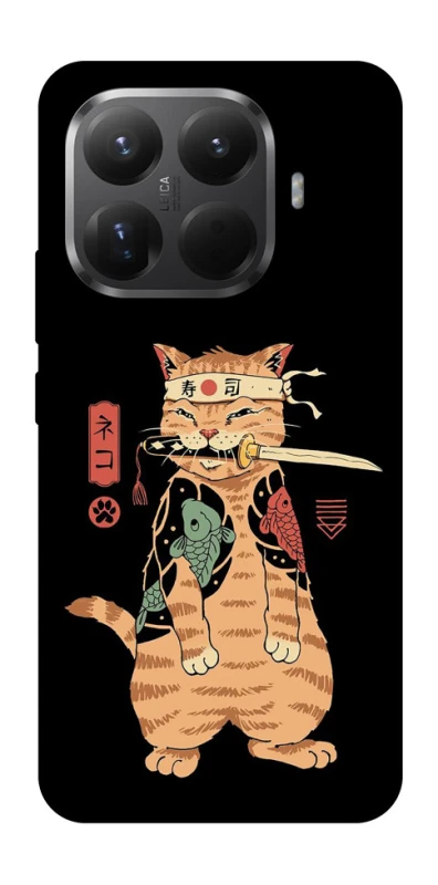 Чохол на Xiaomi 15T Pro Кіт-самурай фото 1 з 1