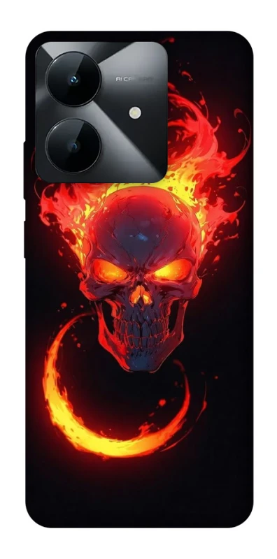 Чехол на Realme Note 60x Blood Skull фото 1 из 1