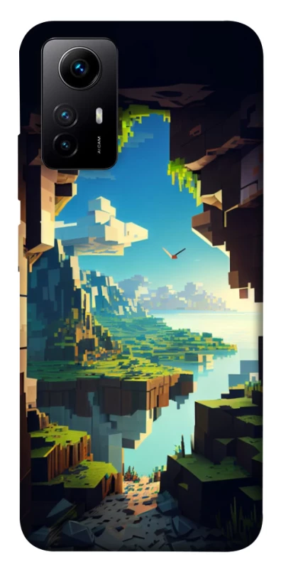 Чехол на Xiaomi Redmi Note 12S Minecraft sunrise фото 1 из 1