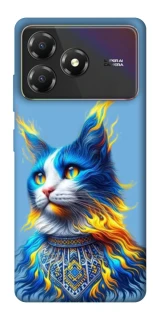 Чохол на ZTE Blade A36 Кіт патріот фото 1 з 1