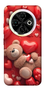 Чохол на TECNO Spark 30C bear in hearts фото 1 з 1