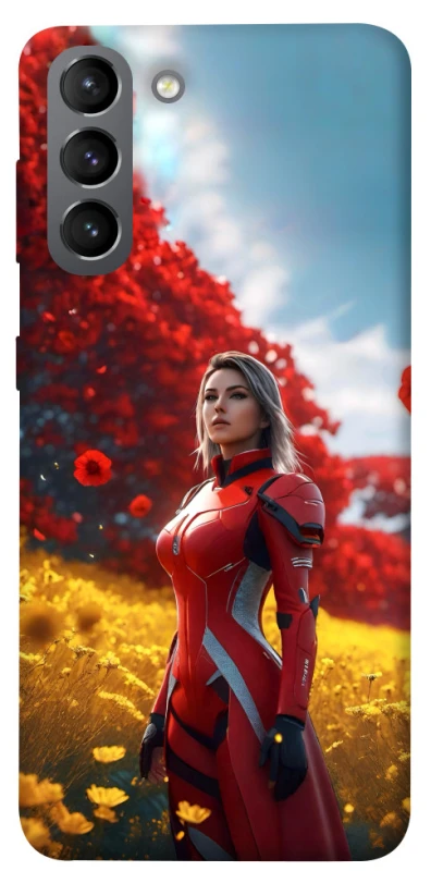 Чохол на Samsung Galaxy S21 Cyber space girl ver.5 фото 1 з 1