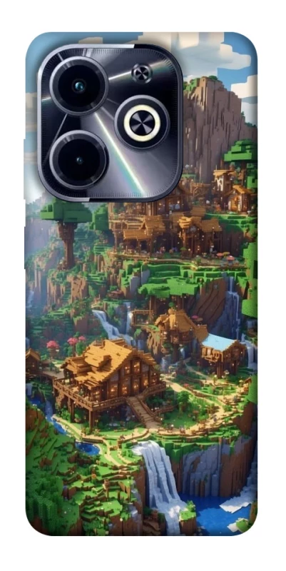 Чохол на Infinix Hot 40i Minecraft universe фото 1 з 1