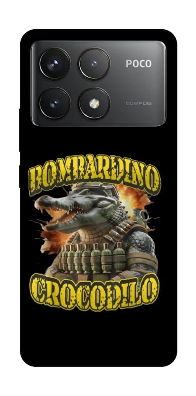 Чохол на Xiaomi Poco F6 Pro Bombardino Crocodilo фото 1 з 1