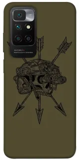 Чохол на Xiaomi Redmi 10 Mil skull фото 1 з 1