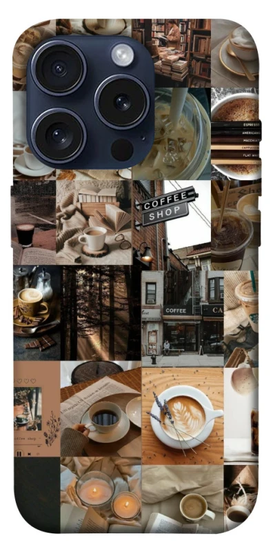 Чохол на Apple iPhone 15 Pro (6.1") Coffee collage ver.3 фото 1 з 1