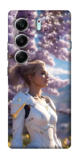 Чехол на Tecno Camon 40 Pro 5G Cyber space girl ver.1 фото 1 из 1