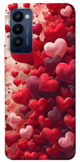 Чохол на TECNO Camon 18 Many hearts фото 1 з 1