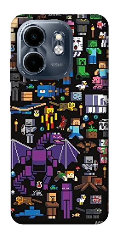 Чехол на Infinix Smart 9 4G / Hot 50i Minecraft v5 фото 1 из 1