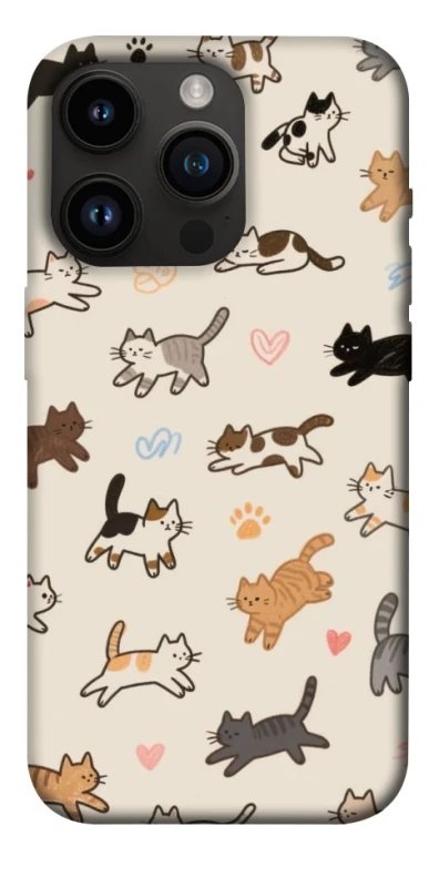 Чохол на Apple iPhone 14 Pro (6.1") Cat style ver.2 фото 1 з 1