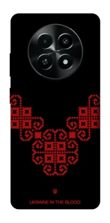 Чохол на Realme Narzo 70x Чорно-червона вишиванка фото 1 з 1