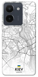 Чохол на Vivo Y36 Kiev white map фото 1 з 1