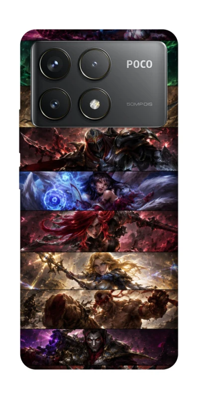Чохол на Xiaomi Poco F6 Pro League of Legends фото 1 з 1